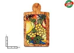MAGNETE TAGLIERE CERAMICA FRUTTA FIORI