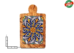 MAGNETE TAGLIERE CERAMICA ROSONE