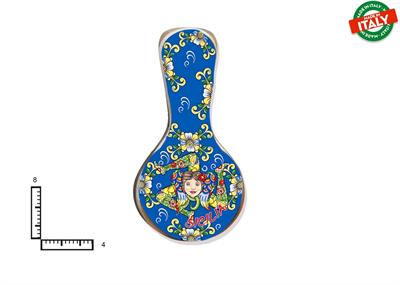 MAGNETE POGGIAMESTOLO CERAMICA TRINACRIA SICILIA