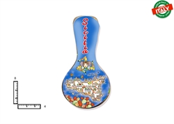 MAGNETE POGGIAMESTOLO CERAMICA CARTINA SICILIA