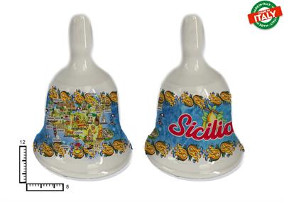CAMPANELLA CERAMICA CM12 CARTINA SICILIA