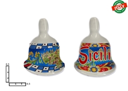 CAMPANELLA CERAMICA CM8.5 CARTINA SICILIA
