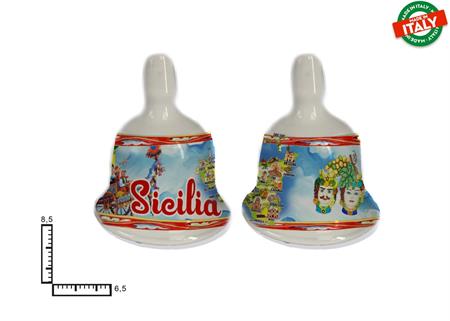 CAMPANELLA CERAMICA CM8.5 CARTINA SICILIA