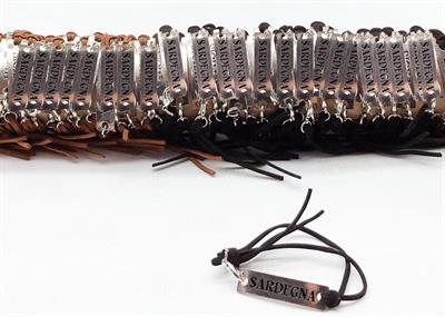 BRACCIALE CUOIO/METALLO PERSONALIZZABILE TUBO