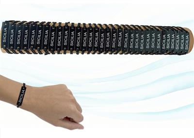 BRACCIALE TARGHETTA SICILIA TUBO