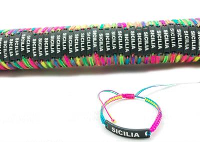 BRACCIALE POL. MULTICOLOR PERSONALIZZABILE TUBO