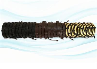 BRACCIALE CUOIO TUBO