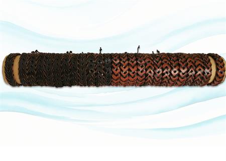 BRACCIALE CUOIO INTRECCIATO TUBO