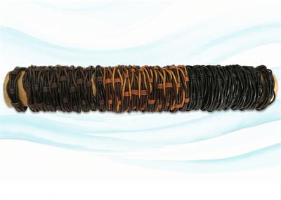BRACCIALE CUOIO TUBO