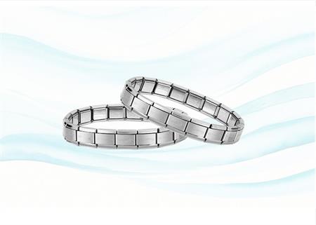 BRACCIALE METALLO ELASTICO 18 MAGLIE NEUTRO