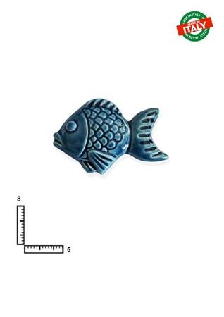 MAGNETE PESCE ORATA CA.CM7 BLU CERAMICA