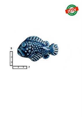 MAGNETE PESCE SCORFANO CA.CM7 BLU CERAMICA