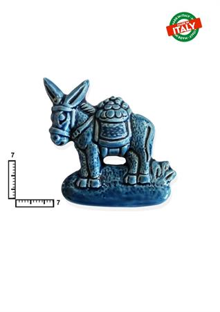 MAGNETE PESCE ASINELLO CA.CM7 BLU CERAMICA