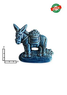 MAGNETE PESCE ASINELLO CA.CM7 BLU CERAMICA