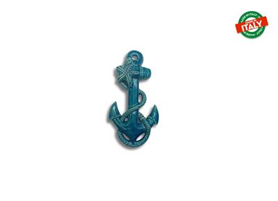 MAGNETE PESCE ANCORA CA.CM7 BLU CERAMICA
