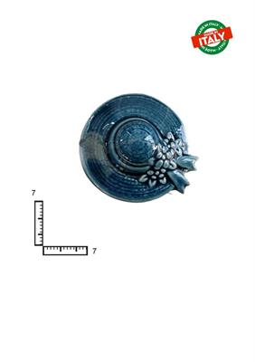 MAGNETE PESCE CAPPELLO CA.CM7 BLU CERAMICA