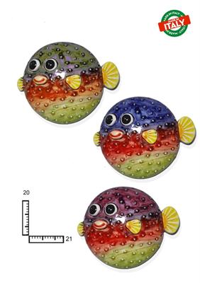 PESCE PALLA S/3 CA.CM20 COLORATO CERAMICA