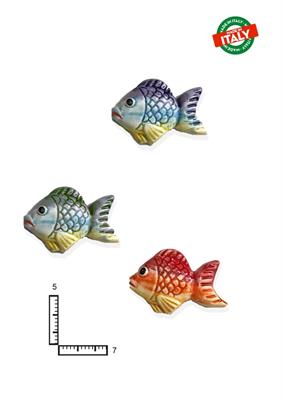 MAGNETE PESCE ORATA S/3 CA.CM7 COLORATO CERAMICA