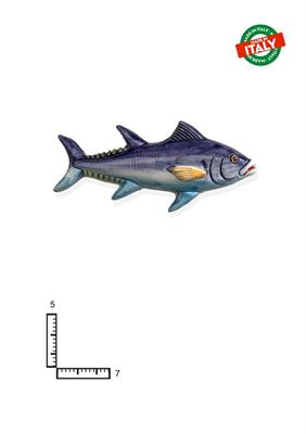 MAGNETE PESCE TONNO S/3 CA.CM7 COLORATO CERAMICA
