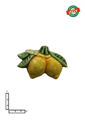 MAGNETE PESCE LIMONI S/3 CA.CM7 COLORATO CERAMICA