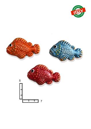 MAGNETE PESCE SCORFANO S/3 CA.CM7 COLORATO CERAMICA