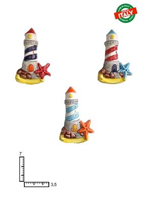 MAGNETE PESCE FARO S/3 CA.CM7 COLORATO CERAMICA