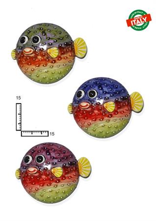 PESCE PALLA S/3 MEDIO COLORATO CER.103D