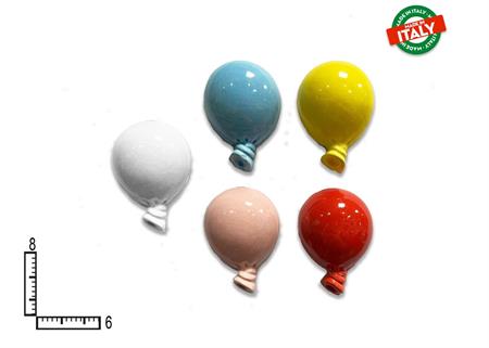 MAGNETE PESCE PALLONCINO S/3 CA.CM8 COLORATO CERAMICA