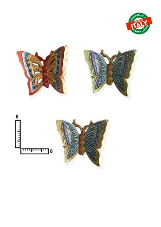 PESCE FARFALLA S/3 CA.CM8 COLORATO CERAMICA