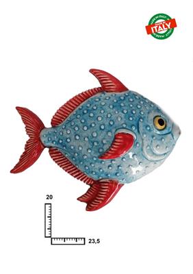PESCE RE S/3 CA.CM23.5 COLORATO CERAMICA