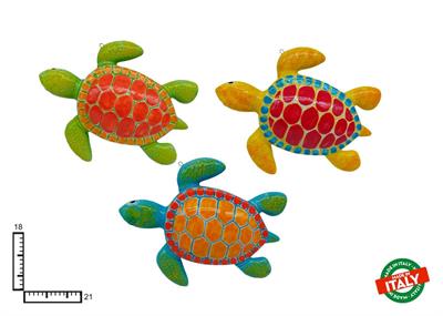 PESCE TARTARUGA S/3 MEDIO COLORATO CER.103AE