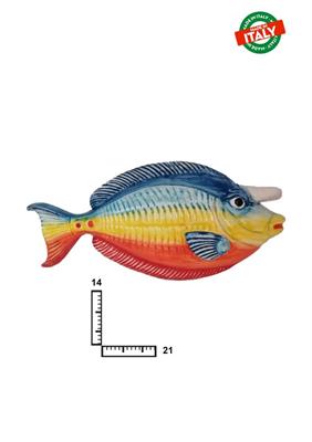 PESCE UNICORNO S/3 MEDIO COLORATO CER.103MM