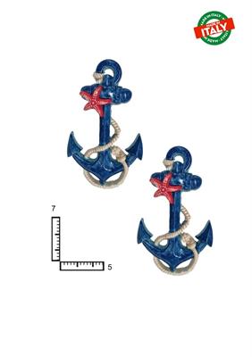 MAGNETE PESCE ANCORA S/3 CA.CM7 COLORATO CERAMICA