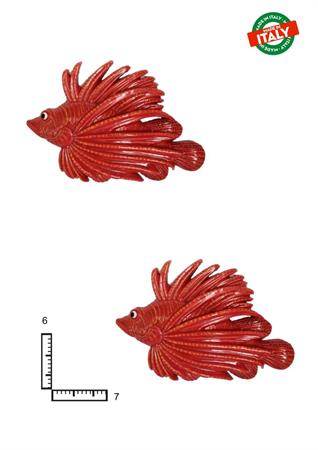 MAGNETE PESCE LEONE S/3 CA.CM7 COLORATO CERAMICA