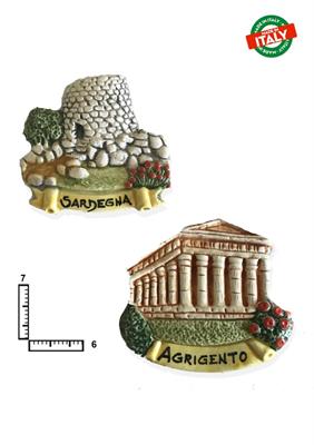 MAGNETE CERAMICA FUSTELLATA PERSONALIZZABILE
