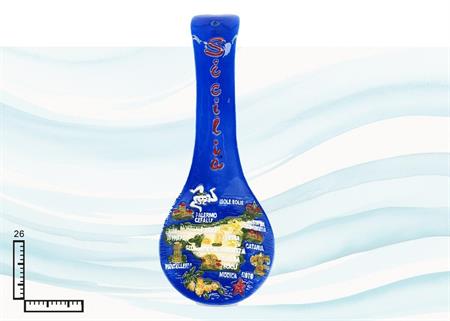 POGGIAMESTOLO CERAMICA RILIEVO CM26 SICILIA