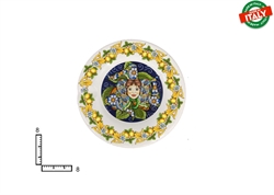 POSACENERE TONDO CERAMICA CM9 TRINACRIA SICILIA