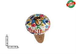 TAPPO GRANDE CERAMICA C/SUGHERO TRINACRIA SICILIA