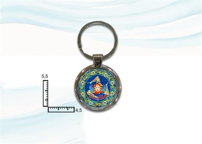 PORTACHIAVI METALLO TONDO SICILIA
