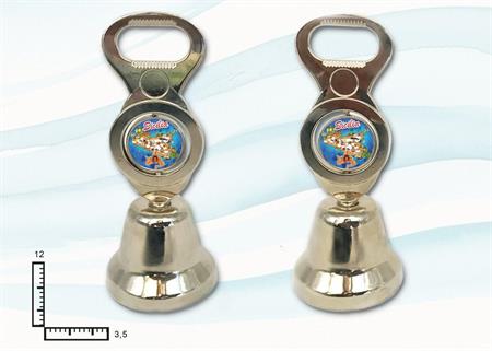 CAMPANELLA METALLO C/STICKER SICILIA '87/022'
