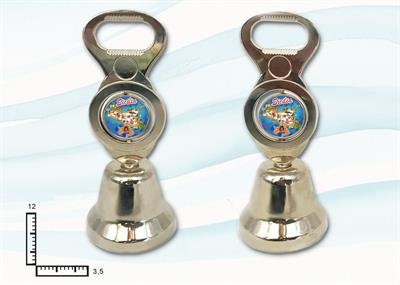 CAMPANELLA METALLO C/STICKER SICILIA '87/022'