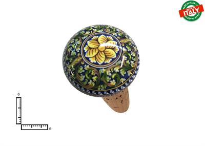 TAPPO GRANDE CERAMICA C/SUGHERO ROSONE