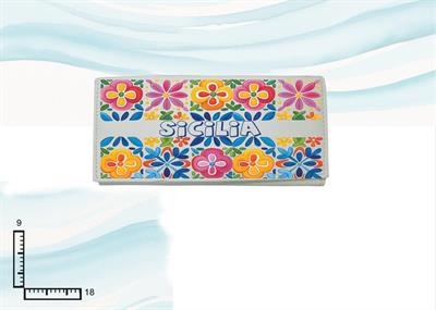 PORTAFOGLI BIANCO CM18X9 SICILIA