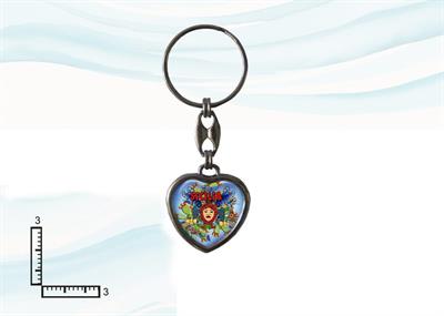 PORTACHIAVI CUORE C/STICKER SARDEGNA '87/049'