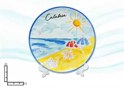 PIATTO CERAMICA CM15 L.INCISA CALABRIA