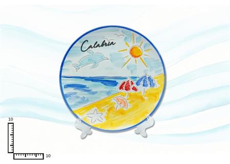 PIATTO CERAMICA CM10 L.INCISA CALABRIA