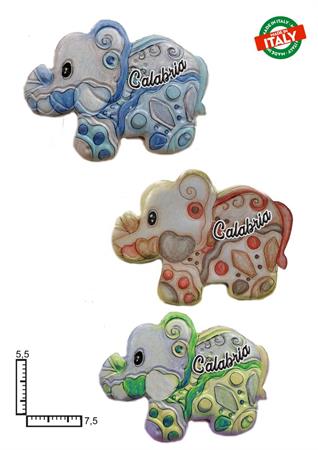 MAGNETE RESINA ELEFANTE CALABRIA