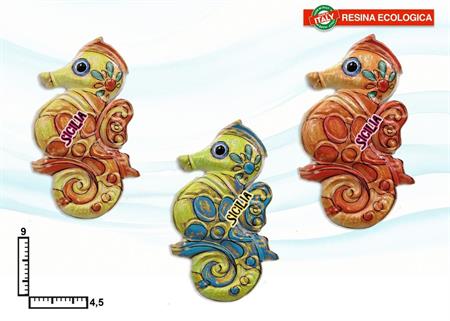 MAGNETE RESINA CAVALLUCCIO SICILIA