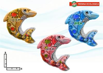 MAGNETE RESINA DELFINO SICILIA
