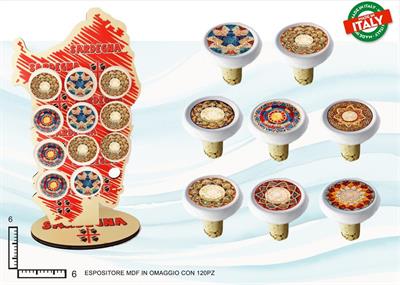 TAPPO GR. C/SUGH. CERAMICA-RESINATO SARDEGNA